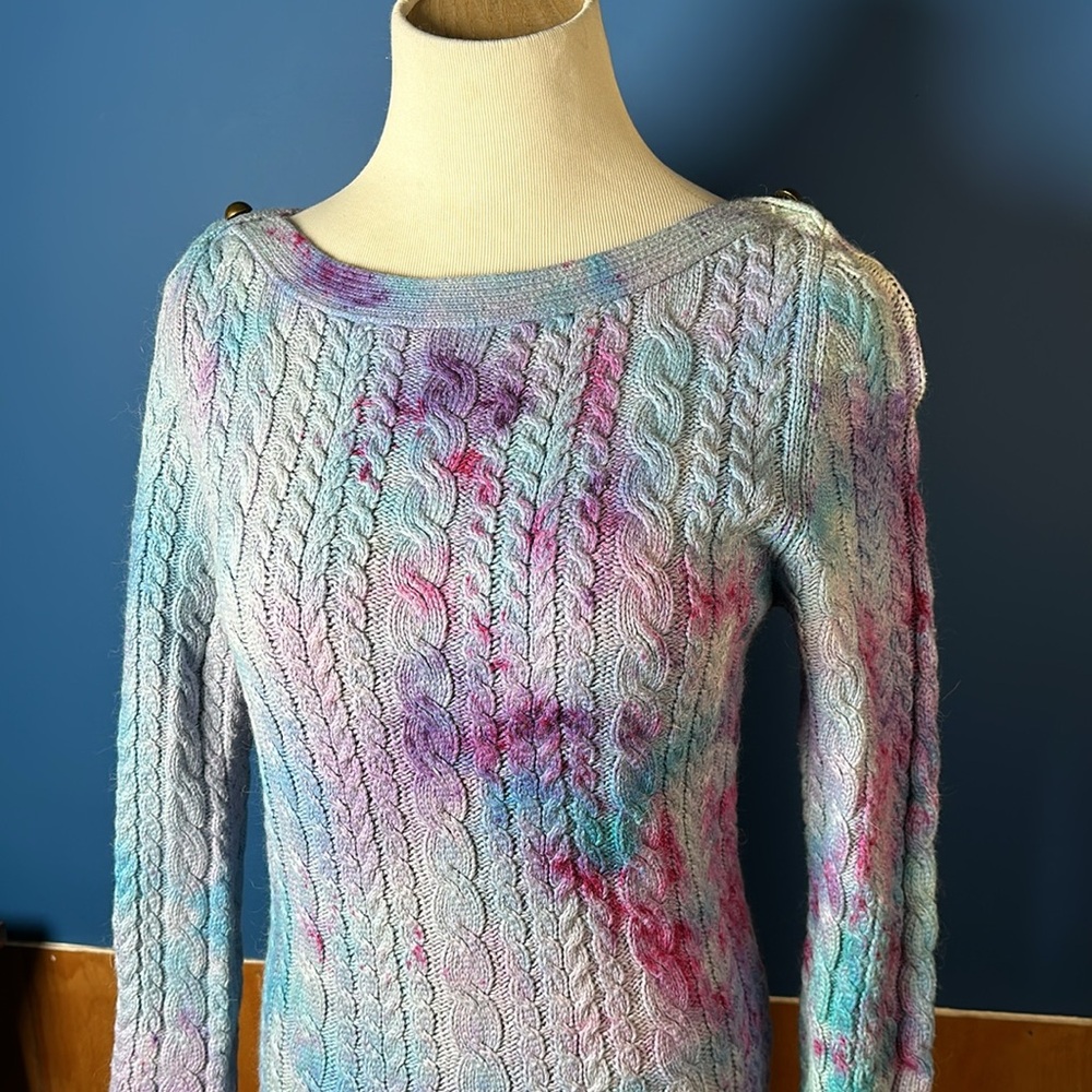 Tye dye sweater dress - Picture 2 of 8